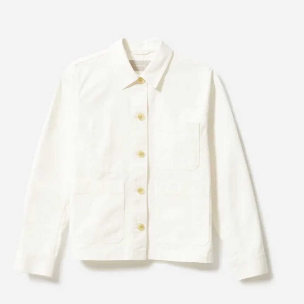 Everlane Chore Jacket White Size M